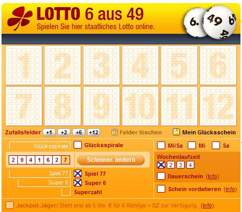 Was Kostet Ein Kompletter Lottoschein