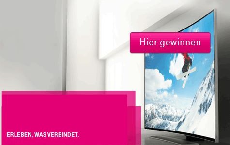 Telekom Gewinnspiel: Samsung Curved UHD TV